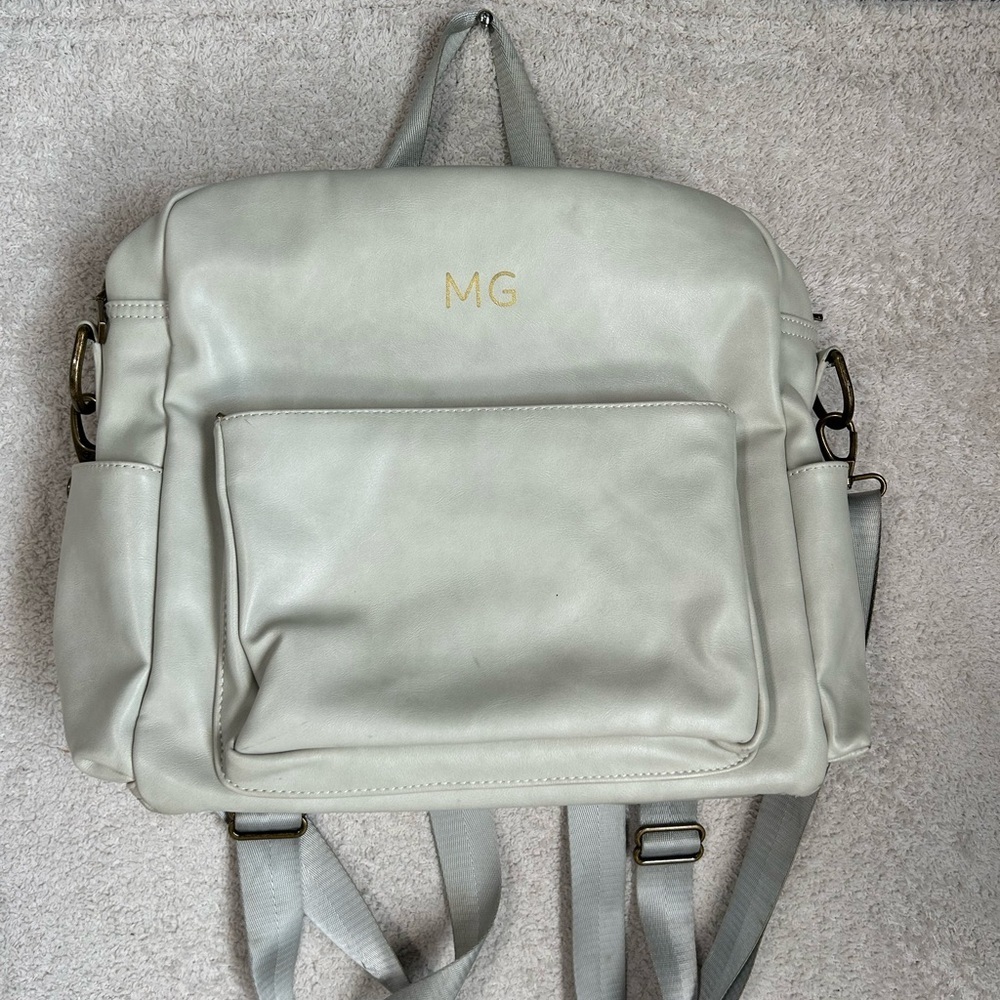 Milkmaid Good Backpack With Changing Pad And Wristlet For Diapers And Wipes